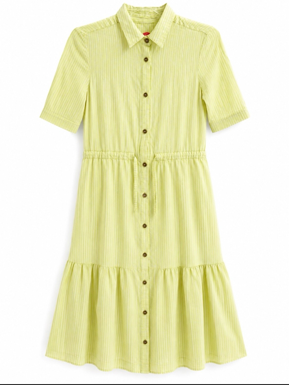 Vilagallo Button Front Maxi Dress Size 36/2 Yellow Gold Resort Vacation